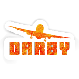 Airplane Sticker Darby Image