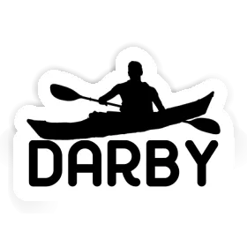 Darby Autocollant Kayakiste Image