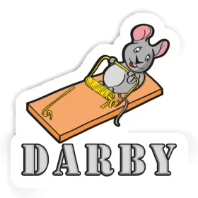 Fitness Mouse Sticker Darby Image