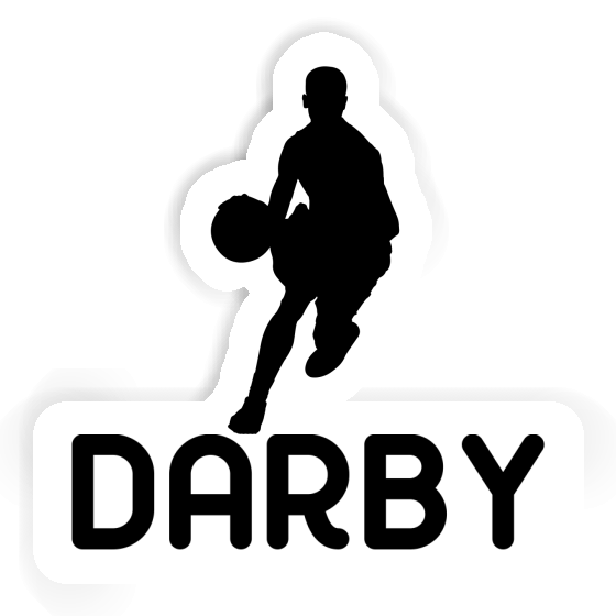 Darby Sticker Basketball Player Laptop Darby Sticker Basketball Player Laptop Image