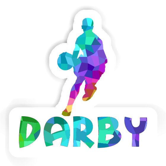 Sticker Basketball Player Darby Laptop Sticker Basketball Player Darby Laptop Image