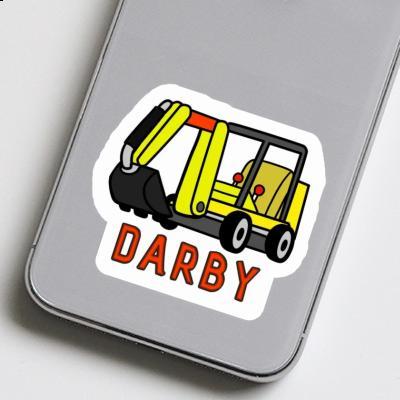 Mini-Excavator Sticker Darby Notebook Image