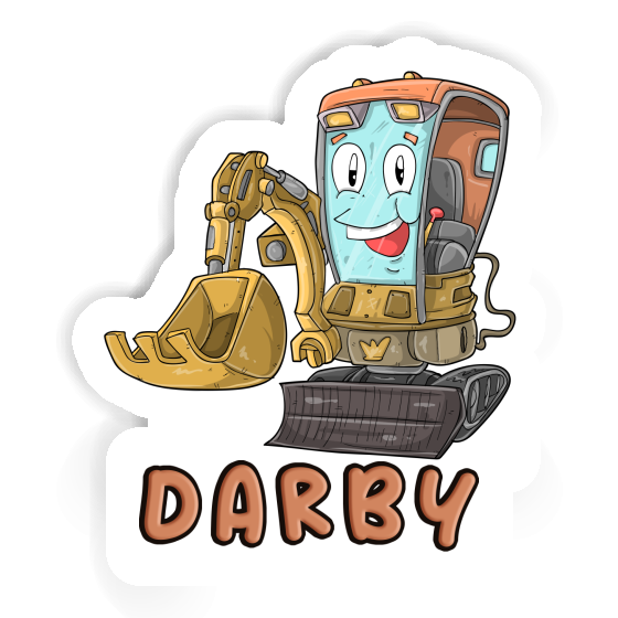Darby Sticker Little Excavator Notebook Darby Sticker Little Excavator Notebook Image
