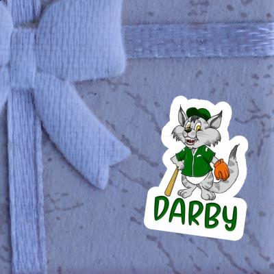 Darby Autocollant Chat de baseball Notebook Darby Autocollant Chat de baseball Gift package Image