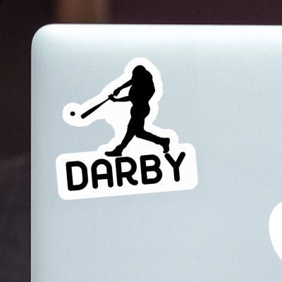 Aufkleber Darby Baseballspieler Laptop Image