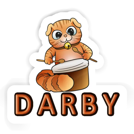 Darby Autocollant Chat-tambour Gift package Image