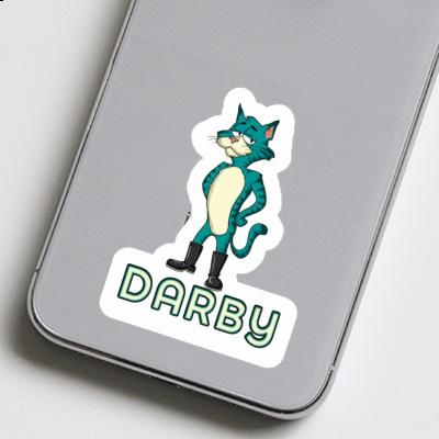 Autocollant Darby Chat Laptop Autocollant Darby Chat Laptop Image