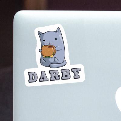 Hamburger-Katze Aufkleber Darby Laptop Hamburger-Katze Aufkleber Darby Laptop Image