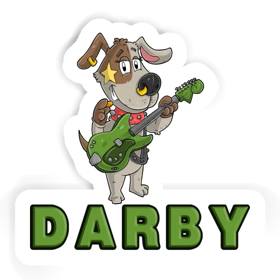 Darby Autocollant Guitariste Darby Autocollant Guitariste Image