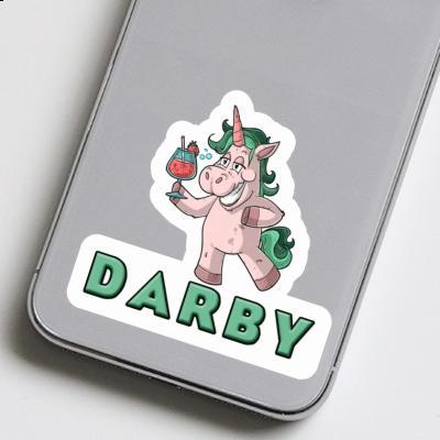 Autocollant Licorne festive Darby Notebook Autocollant Licorne festive Darby Gift package Image