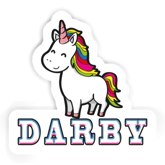 Autocollant Licorne Darby Laptop Image