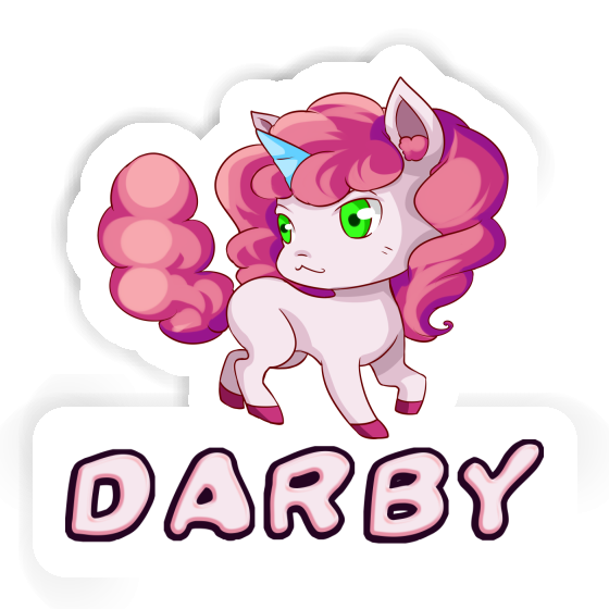 Autocollant Licorne Darby Notebook Image
