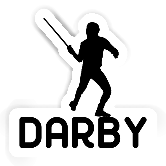 Darby Sticker Fencer Notebook Darby Sticker Fencer Notebook Image