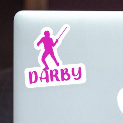 Autocollant Darby Escrimeur Notebook Image