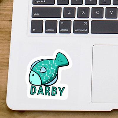 Darby Aufkleber Fisch Notebook Image