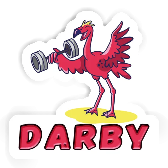 Sticker Weight Lifter Darby Gift package Image