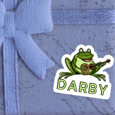 Sticker Gitarrenfrosch Darby Notebook Image
