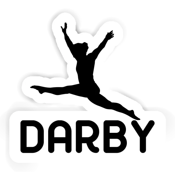 Gymnast Sticker Darby Gymnast Sticker Darby Image