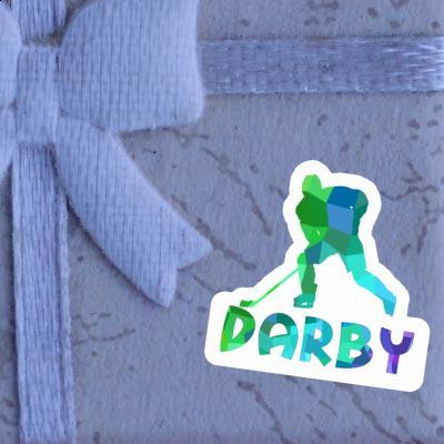 Darby Autocollant Joueur de hockey Notebook Darby Autocollant Joueur de hockey Gift package Image