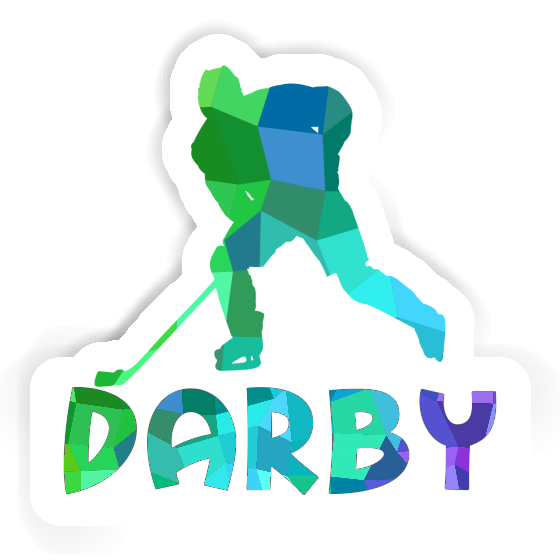Aufkleber Darby Eishockeyspieler Notebook Aufkleber Darby Eishockeyspieler Gift package Image