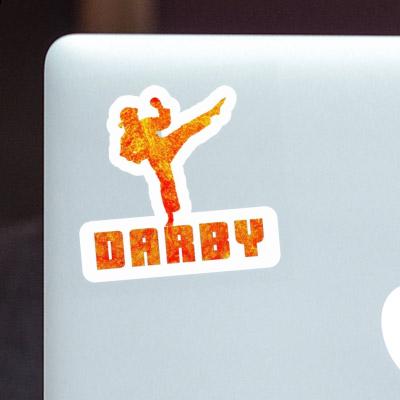 Sticker Darby Karateka Laptop Image