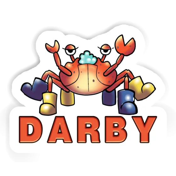 Darby Sticker Crab Laptop Darby Sticker Crab Laptop Image
