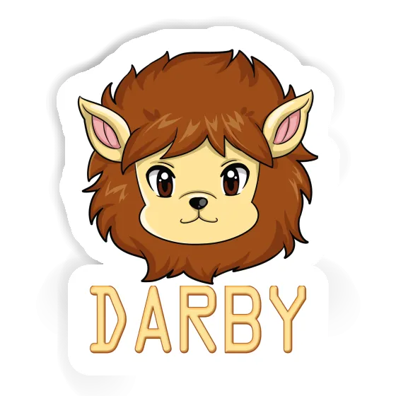 Autocollant Tête de lion Darby Laptop Autocollant Tête de lion Darby Laptop Image