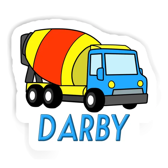 Sticker Mixer Truck Darby Gift package Image
