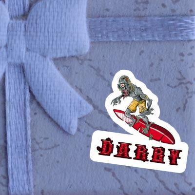 Sticker Surfer Darby Laptop Image