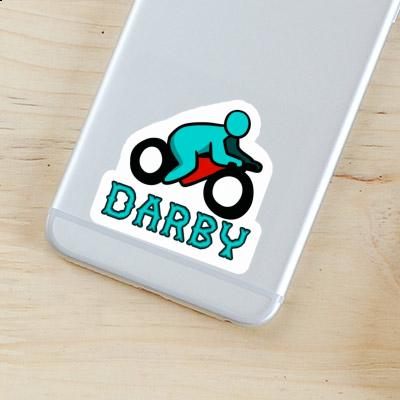 Sticker Darby Motorradfahrer Notebook Sticker Darby Motorradfahrer Gift package Image