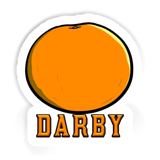 Autocollant Darby Orange Notebook Autocollant Darby Orange Gift package Image