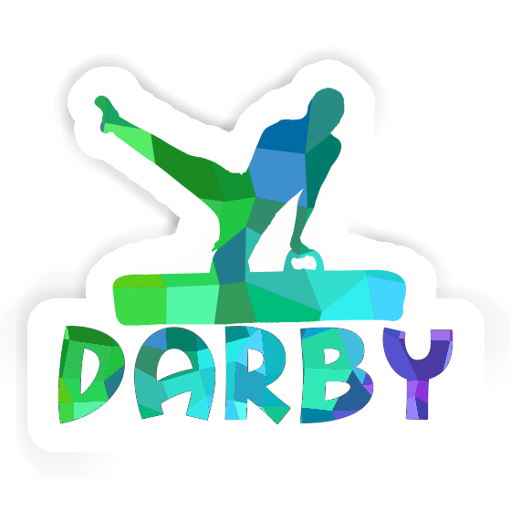 Sticker Darby Gymnast Notebook Image