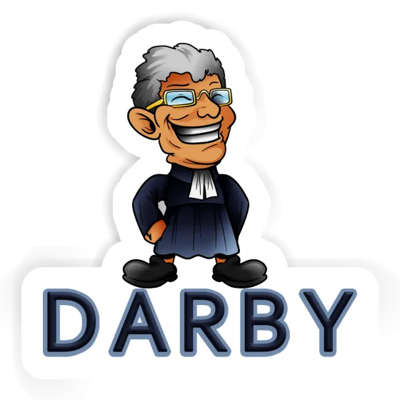Aufkleber Priester Darby Laptop Image