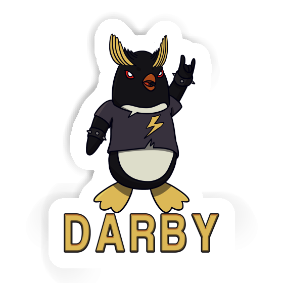 Autocollant Pingouin Darby Notebook Image