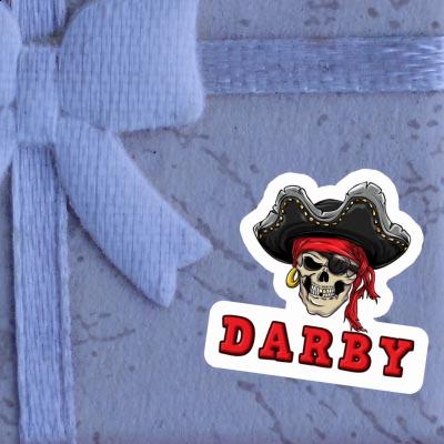 Autocollant Darby Tête de pirate Laptop Image