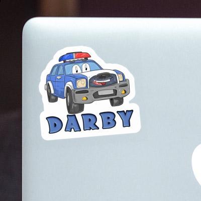 Sticker Police Car Darby Notebook Sticker Police Car Darby Gift package Image