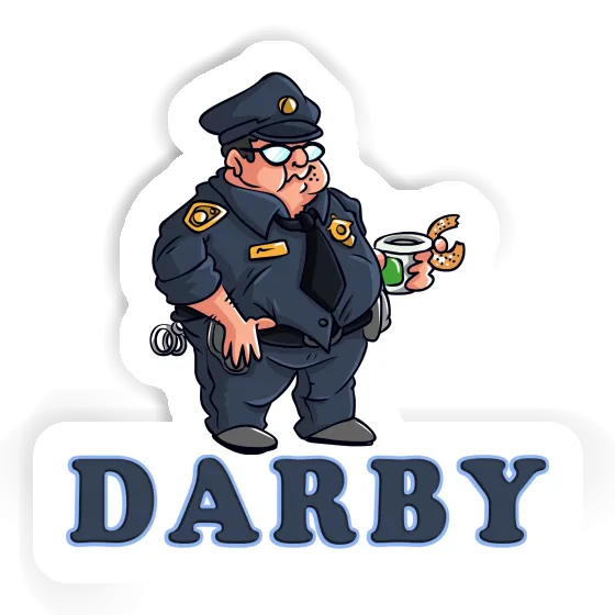 Darby Autocollant Policier Darby Autocollant Policier Image