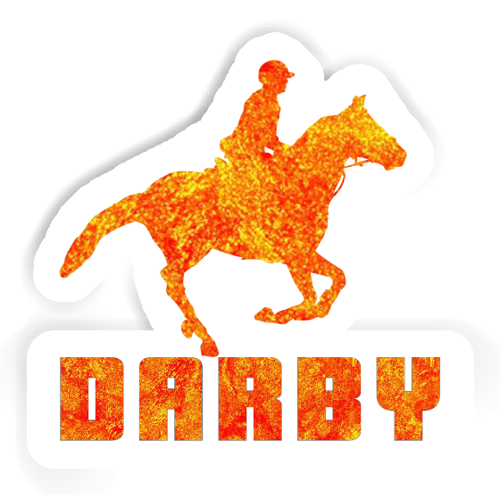 Autocollant Cavalière Darby Laptop Autocollant Cavalière Darby Laptop Image