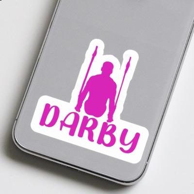 Darby Autocollant Gymnaste aux anneaux Notebook Darby Autocollant Gymnaste aux anneaux Gift package Image