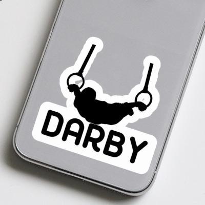 Autocollant Darby Gymnaste aux anneaux Autocollant Darby Gymnaste aux anneaux Image
