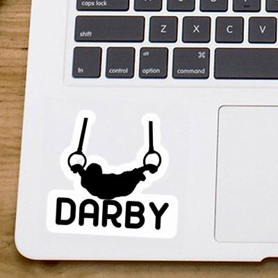 Autocollant Darby Gymnaste aux anneaux Laptop Autocollant Darby Gymnaste aux anneaux Laptop Image
