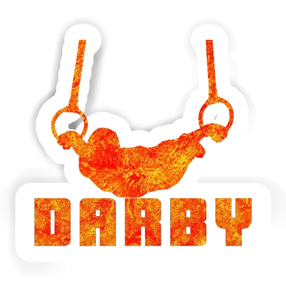 Autocollant Gymnaste aux anneaux Darby Notebook Autocollant Gymnaste aux anneaux Darby Gift package Image
