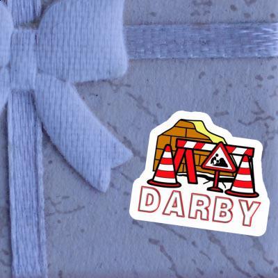 Autocollant Darby Chantier Laptop Autocollant Darby Chantier Laptop Image