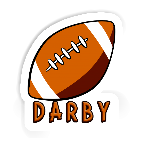 Darby Sticker Rugby Laptop Darby Sticker Rugby Laptop Image