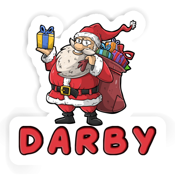 Père Noël Autocollant Darby Gift package Image