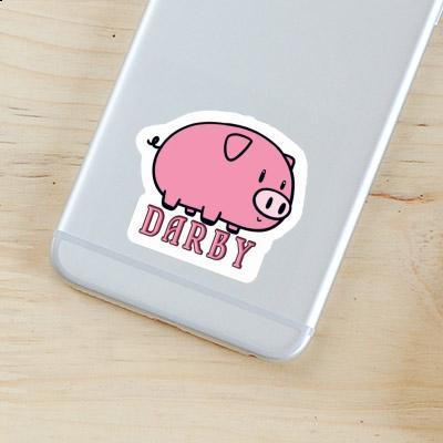 Autocollant Darby Cochon Laptop Autocollant Darby Cochon Laptop Image
