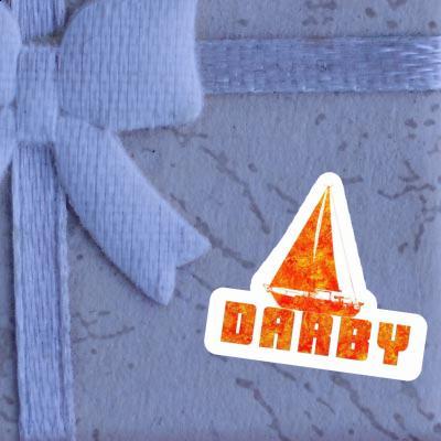 Darby Aufkleber Segelboot Gift package Image