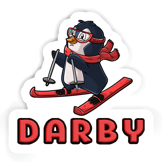 Autocollant Skieuse Darby Gift package Image