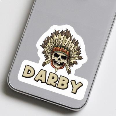 Darby Aufkleber Kinder Totenkopf Image