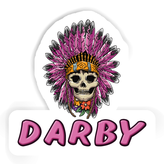Darby Sticker Damen Totenkopf Gift package Image